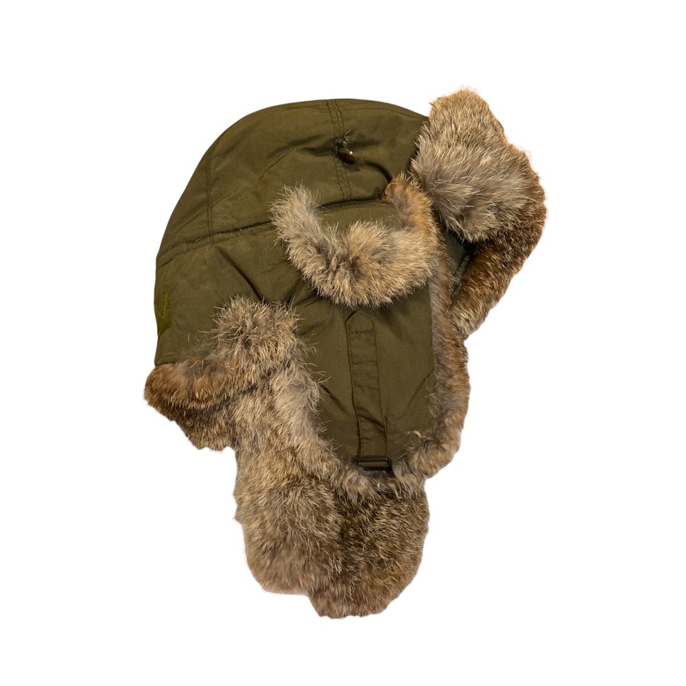 Crowncap Green Rabbit Fur Hat - Picture 2 of 4